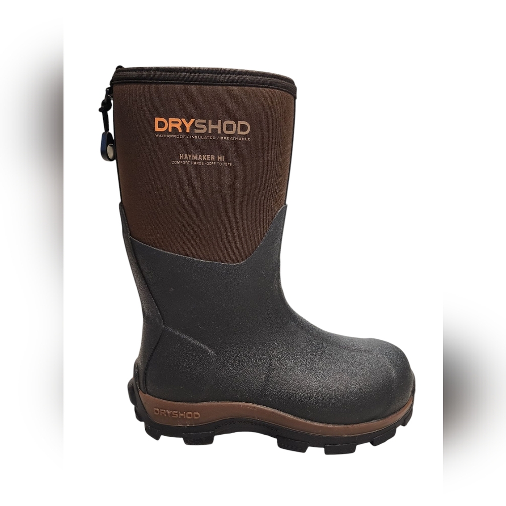 Dryshod Haymaker Kid’s Boot Hard Working Farm Boot Muck Style 100% Waterproof 3